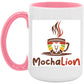 AM15OZ 15oz. Mocha Lion Accent Mug