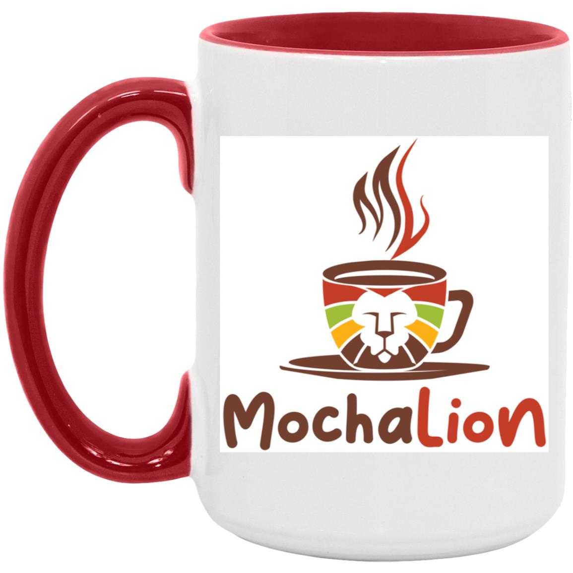 AM15OZ 15oz. Mocha Lion Accent Mug