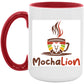 AM15OZ 15oz. Mocha Lion Accent Mug