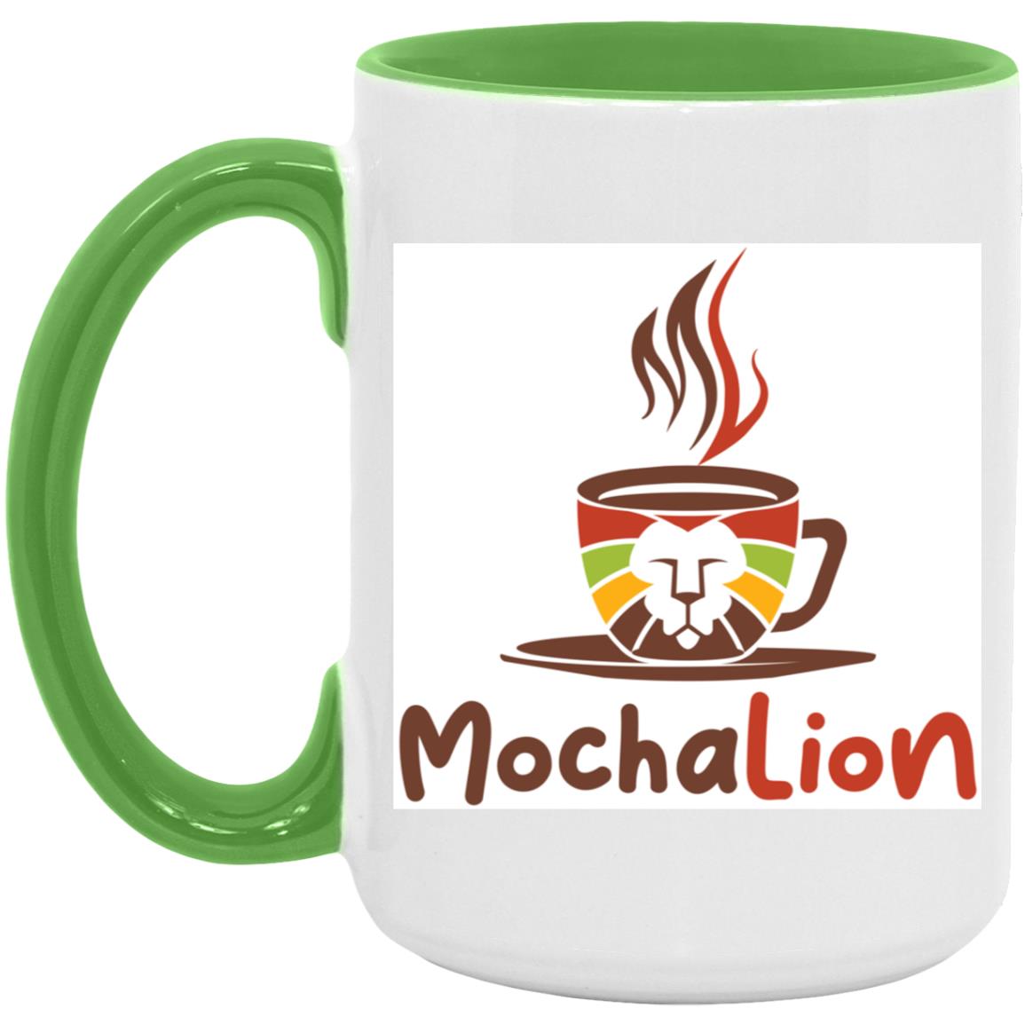 AM15OZ 15oz. Mocha Lion Accent Mug