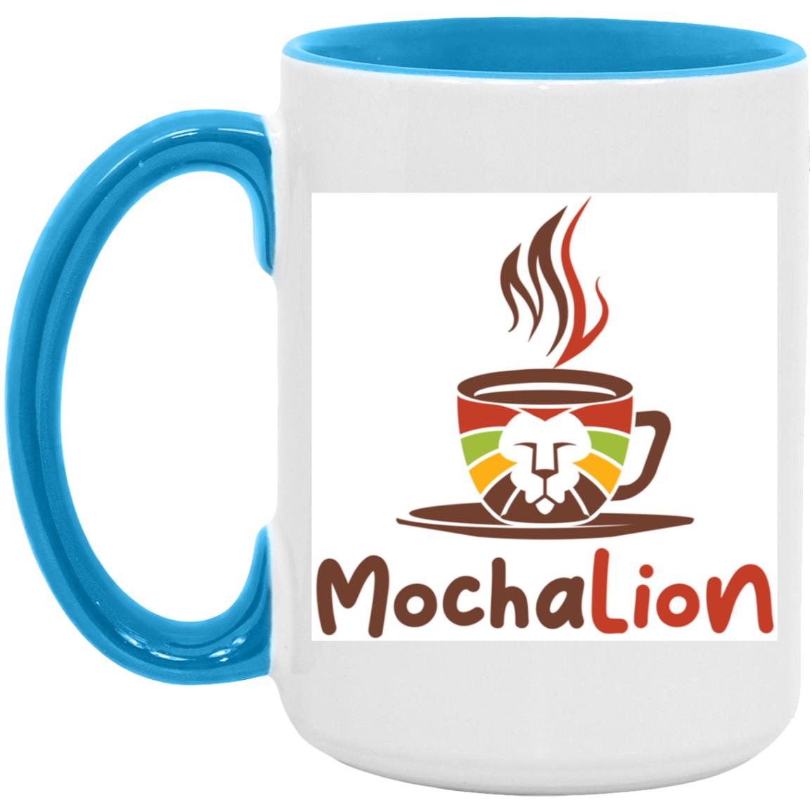 AM15OZ 15oz. Mocha Lion Accent Mug